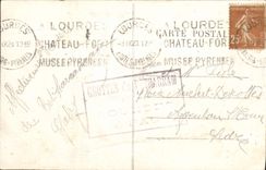 VINTAGE POSTCARD the Pyrenees Caves De Betharram Country cottage Of the Caves the Entry