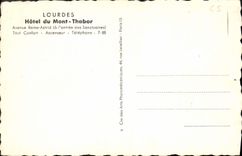 MODERN CARD Heavy Hotel Of the Mount Thabor Avenue Queen Astrid