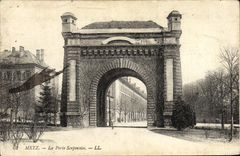 CPA Metz La Porte Serpenoise