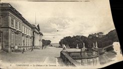 CPA Compiegne Le Chateau Et Les Terrasses