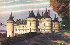 CPA La Douce France Chateaux De la Loire Chateau De Chaumont Sur Loire