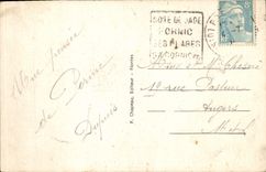 VINTAGE POSTCARD Pornic Seen On the City Taken Of the Beach Of the Handle To Rabbits