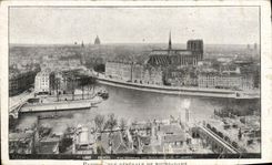 VINTAGE POSTCARD Paris View Of Notre Dame