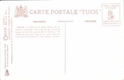 POSTAL de la VENDIMIA Menton la ciudad y el Quay