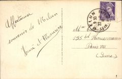 VINTAGE POSTCARD Melun Castle Of Be worth Penil