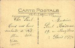 VINTAGE POSTCARD Trawl-net On the Saone False Bed And the Bridge