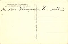 VINTAGE POSTCARD Castle De Courtonne La Chapelle Yvon