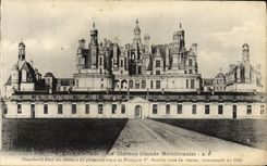 VINTAGE POSTCARD Chambord the Castle southernmost Frontage