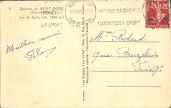 MODERN CARD Environs Of the Mount Gilds Lake De Guery