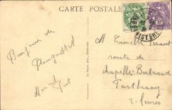 VINTAGE POSTCARD Plougastel Daoulas Bridge Albert Louppe Viaduct of access of the Bridge Albert Louppe