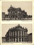 Teatro flamenco Vlaamsche Schonwburg Amberes de la POSTAL de la VENDIMIA