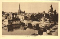 CPA Metz Le Pont Moyen