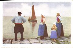 CPA Marken Femmes Folklore