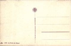 VINTAGE POSTCARD the Gate Of Serves Ass Mule