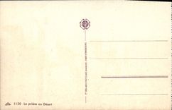 CPA La Priere Au Desert Chameau