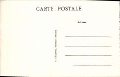 VINTAGE POSTCARD Bernerie the Beach In front of the Casino