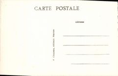 POSTAL Sainte Marie de la VENDIMIA en las dimensiones y playa y De Mombau de Mer