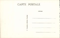 La POSTAL Brevin santo de la VENDIMIA el océano las rocas y la playa tiene marea baja delante del casino