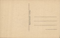 VINTAGE POSTCARD Mans Places Republic Towards the Printania Crédit Lyonnais