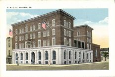 VINTAGE POSTCARD THERE MR. A.C. Augusta Ga Richmond County Short House