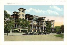 VINTAGE POSTCARD Partridge Inn Augusta Ga Lamar and Marion buildings