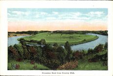 VINTAGE POSTCARD Southern Railway Deposit Horseshoe Bend from Country Club