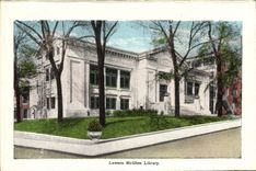 VINTAGE POSTCARD Lawson McGhee Library Knox County Short House Library