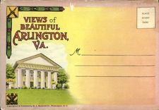 VINTAGE POSTCARD Livret for VINTAGE POSTCARD Views Of Beautiful Arlington Goes