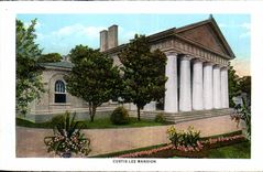 VINTAGE POSTCARD Serious Off George Washington Parke Custis And Wife