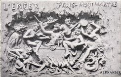 CPA L'Enfer Paris Montmartre