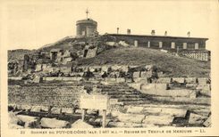 CPA Sommet Du Puy De Dome Ruines Du Temple De Mercure