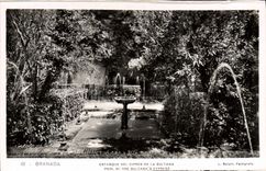 CPA Granada Estanque Del Cipres De La Sultana 