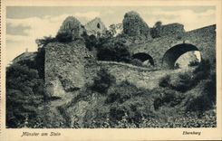 VINTAGE POSTCARD Munster Am Stein Ebernburg
