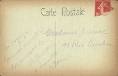 VINTAGE POSTCARD St Quentin the basilica Great nave Militaria