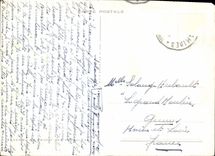 MODERN CARD Landscape under snow