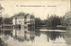 CPA Chateau de Ricquebourg Bati Sur Pilotis