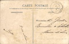 VINTAGE POSTCARD Paris the Bridge Alexandre III Boat