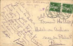 VINTAGE POSTCARD Brenets Jump of Doubs