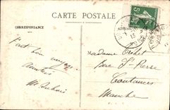 VINTAGE POSTCARD Douai Delbecque Boulevard