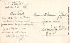 POSTAL Stassburg Kaiserpalat de la VENDIMIA