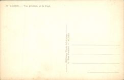 POSTAL MODERNA opinión de Argel y los barcos portuarios