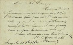 Wise Entier Postal Standard 10c 1893 Mr. Leray has Mons in Barouel