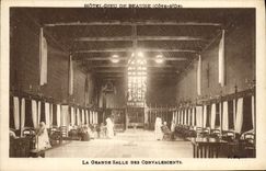 CPA La Grande Salle Des Convalescents Hotel Dieu de Beaune 