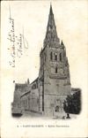 VINTAGE POSTCARD Holy Maixent Parish church