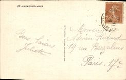 St Nicolás de la vuelta de Paray Monial de la POSTAL de la VENDIMIA