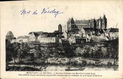 CPA Montfort Le Rotrou L'Ancien Chateau de Montfort 