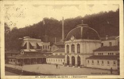 VINTAGE POSTCARD Saint Honors Etabllssement les Bains