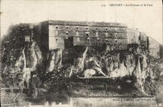 CPA Belfort Le Chateau et le Lion