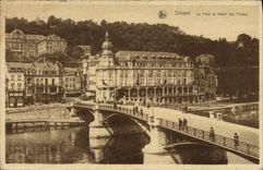 VINTAGE POSTCARD Dining Ler Bridge and post office building