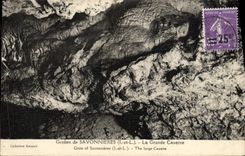 CPA Grottes de Savonnieres La Grande Caverne